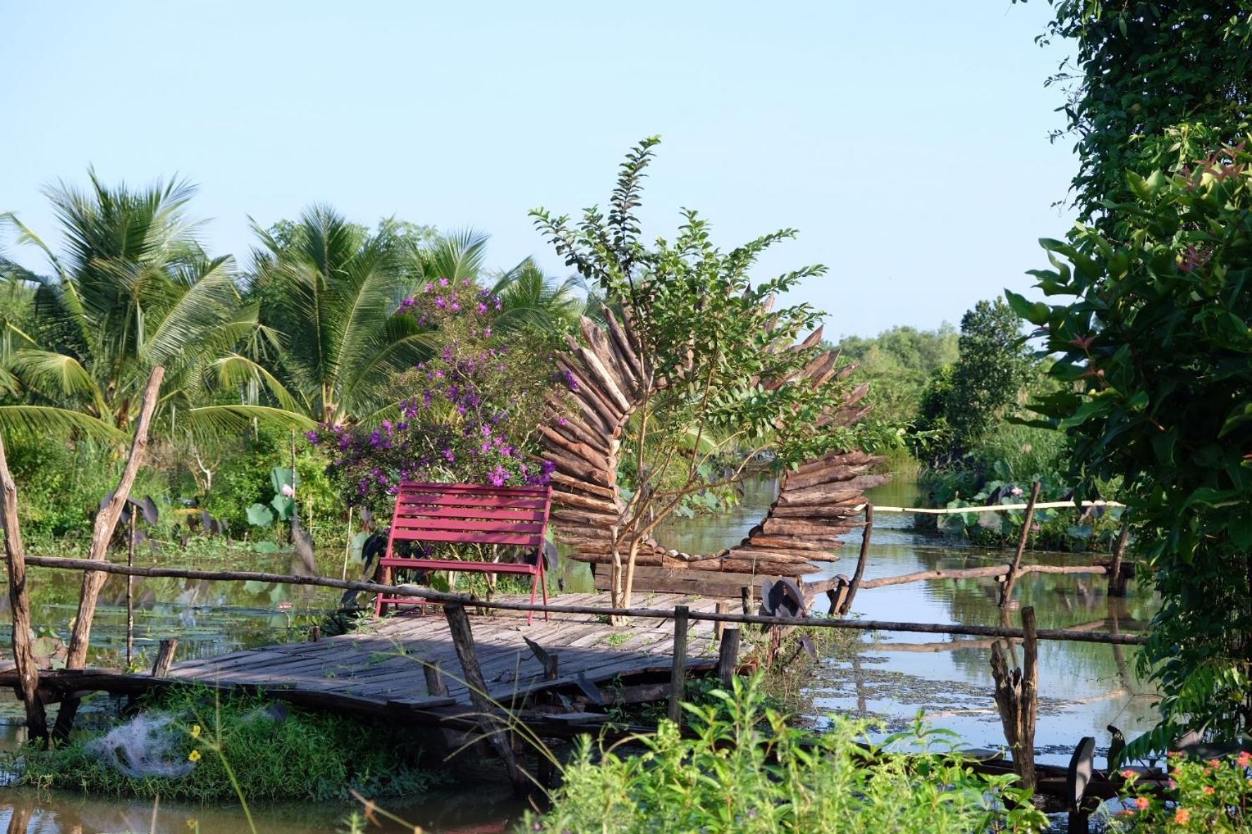 Bungalow - Farmstay Hoa Rừng U Minh Ca Mau Ngoại thất bức ảnh